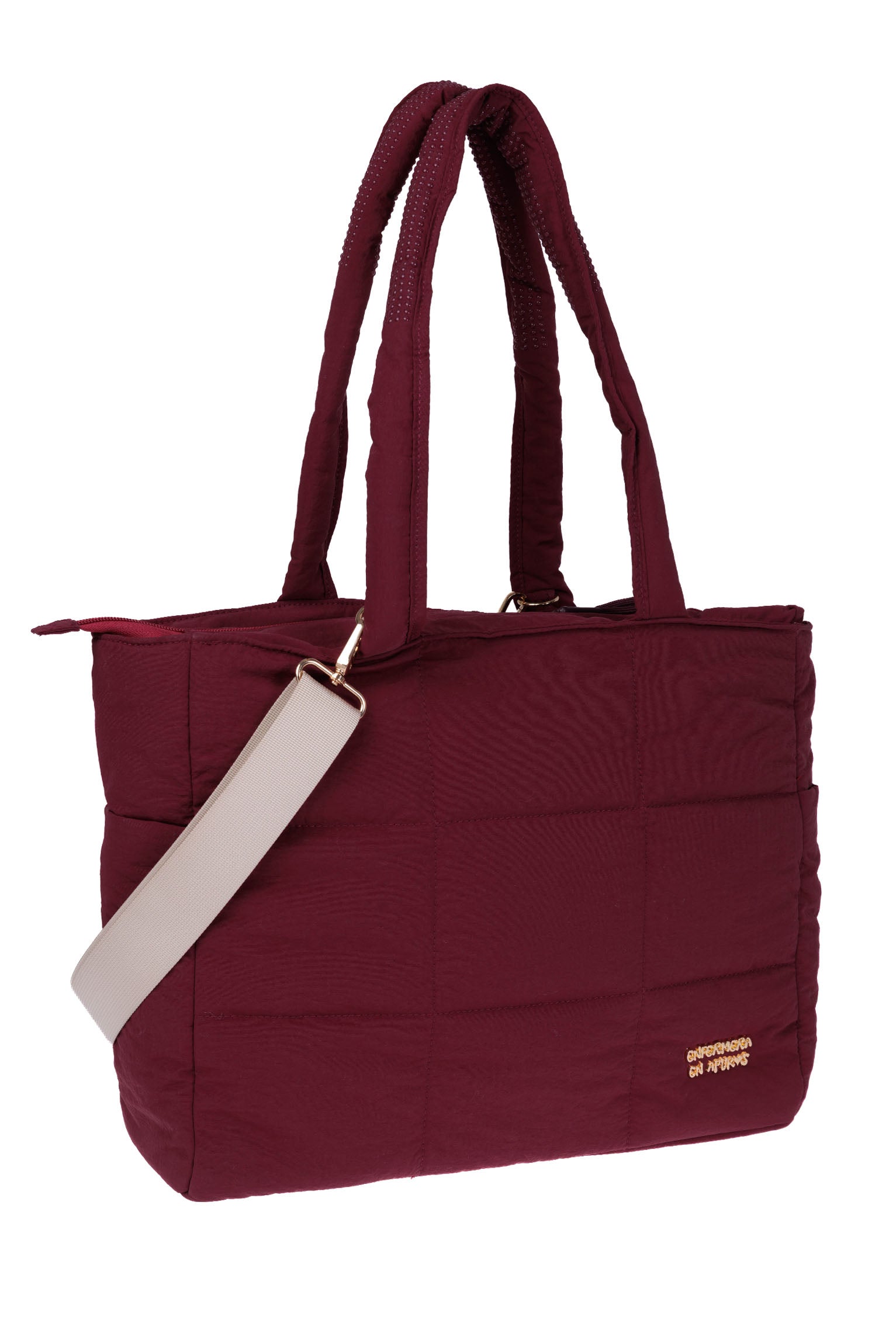 Puffer bag – Burgundy
